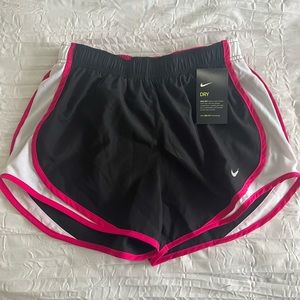 Black & Pink Nike Dry Fit Running Shorts Size S NWT